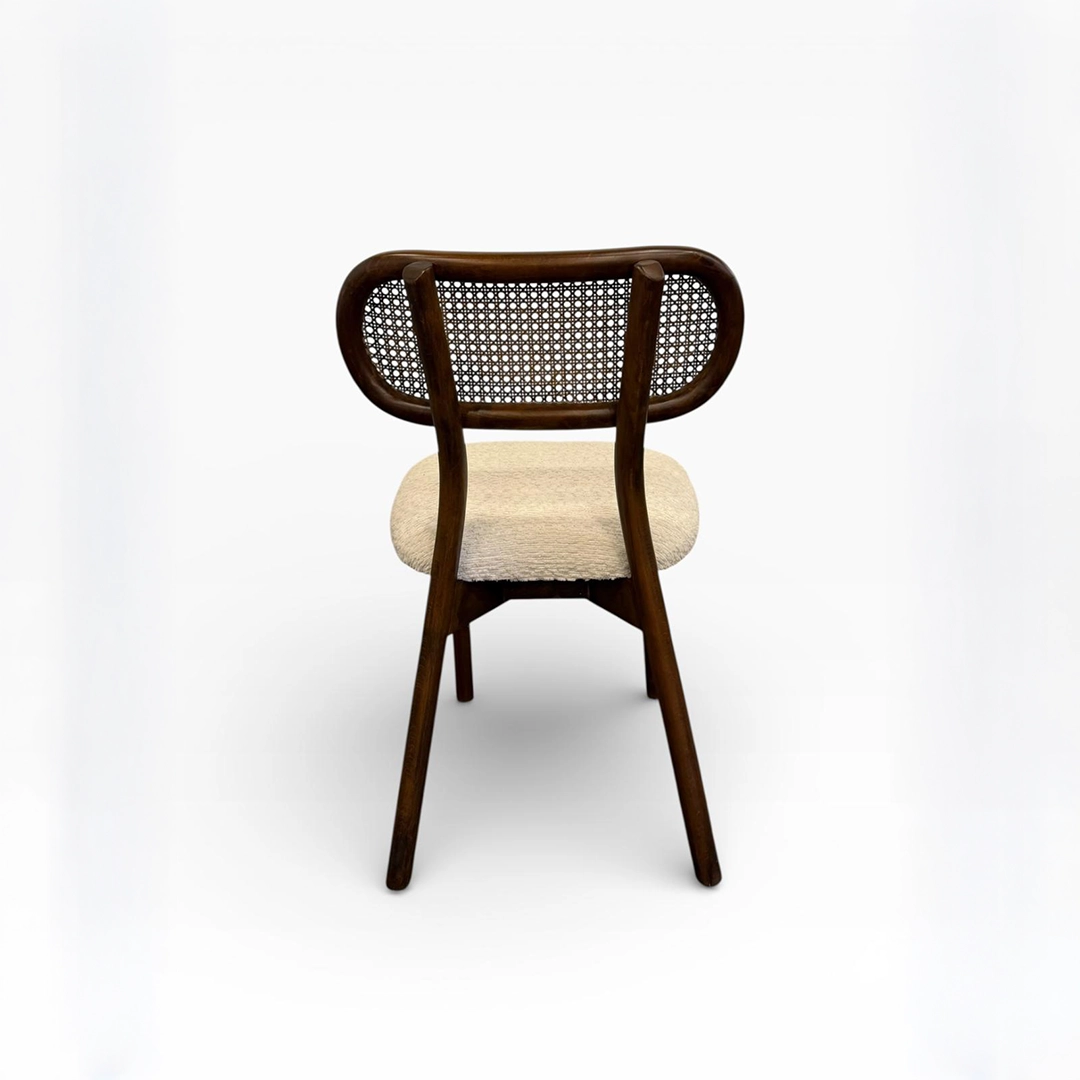 Paris Ahşap Sandalye | Hasır Detaylı Klasik Modern Yemek Sandalyesi